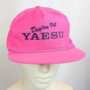 YAESU ham radio neon pink hat